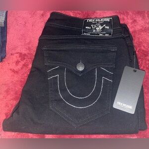 True Religion Men's Black Jeans